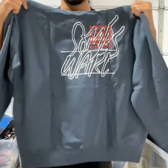 SomeWare Grey New Logo Hoodie, Size L, New with Tag MSRP $360 Rare Out of Print - Picture 10 of 10